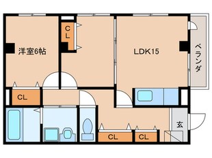 メゾン・ド・ミキＰａｒｔ１の物件間取画像